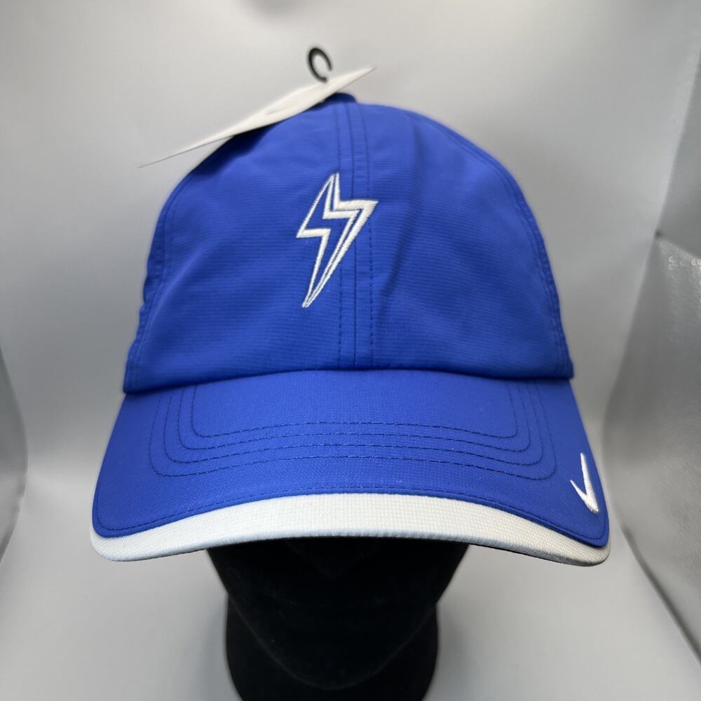 Nike Dri-FIT Swoosh Golf Hat M/L Blue US Neuro Logo Perforated FB6445-480 NWT